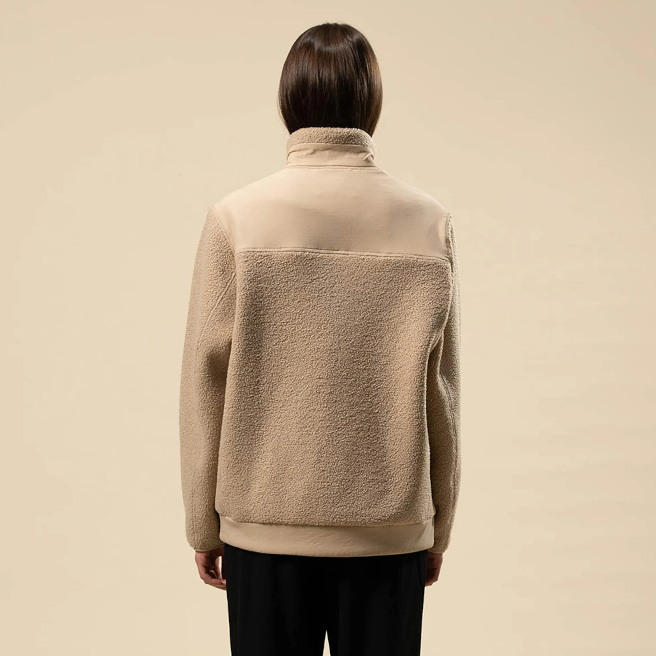 Teddy Fleece Jacket Sandstone