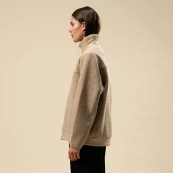 Teddy Fleece Jacket Sandstone