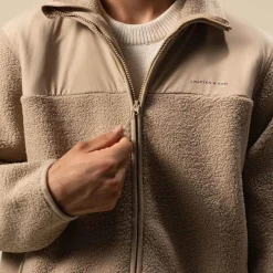 Teddy Fleece Jacket Sandstone