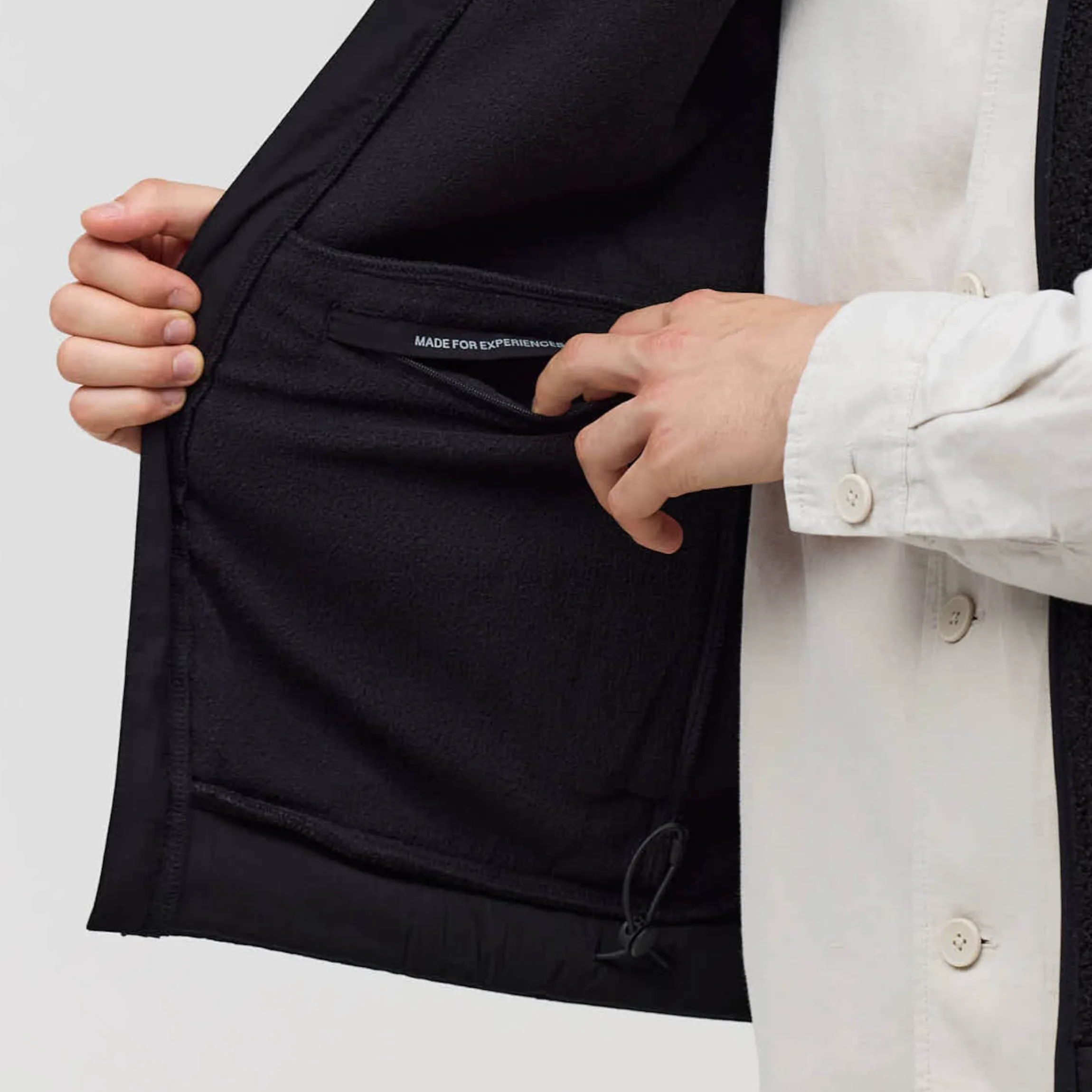 Teddy Fleece Vest All Black