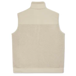 Teddy Fleece Vest Sandstone