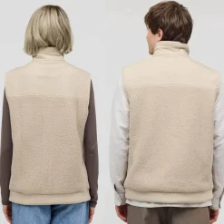 Teddy Fleece Vest Sandstone