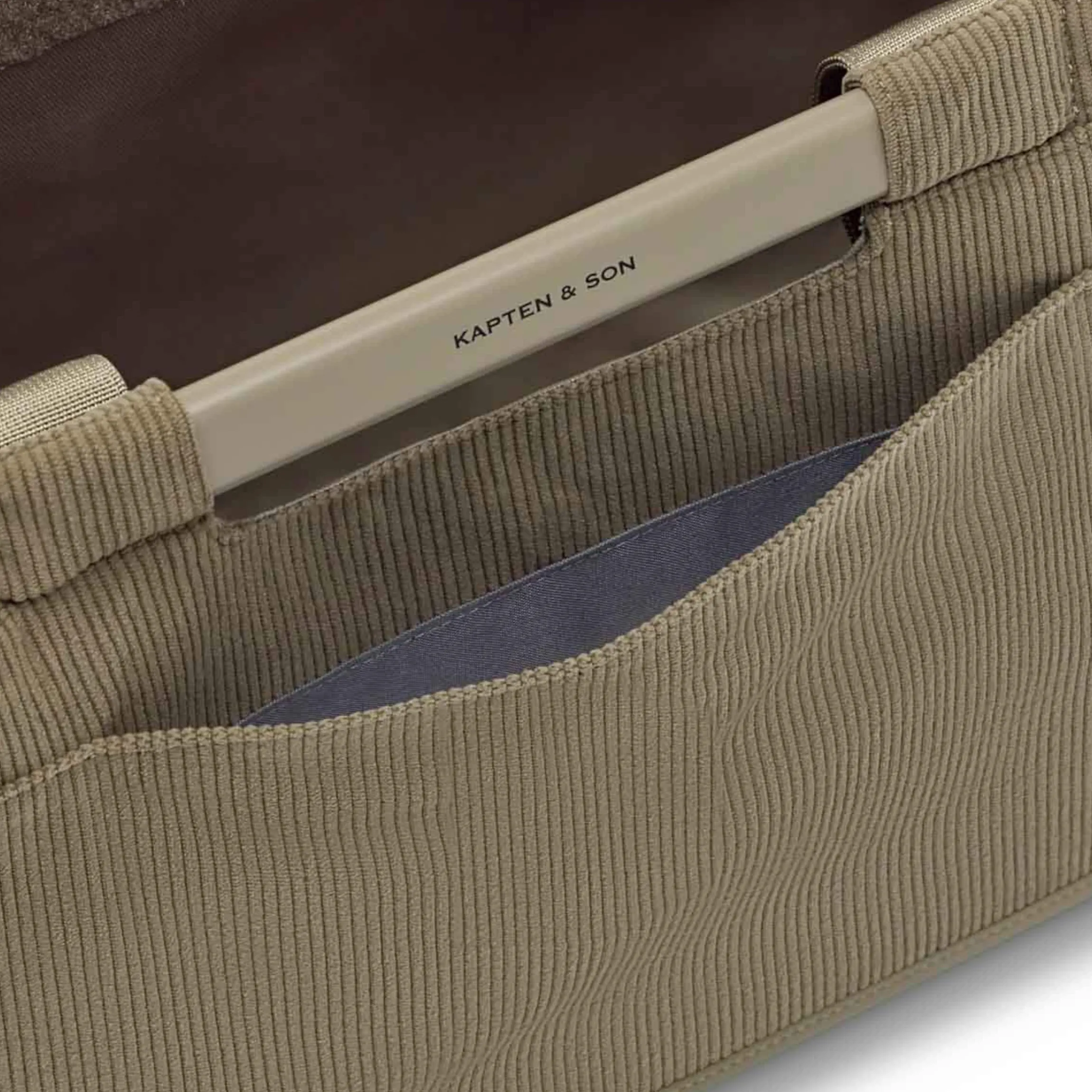 Vaasa Shopping Basket Cord Dusty Khaki