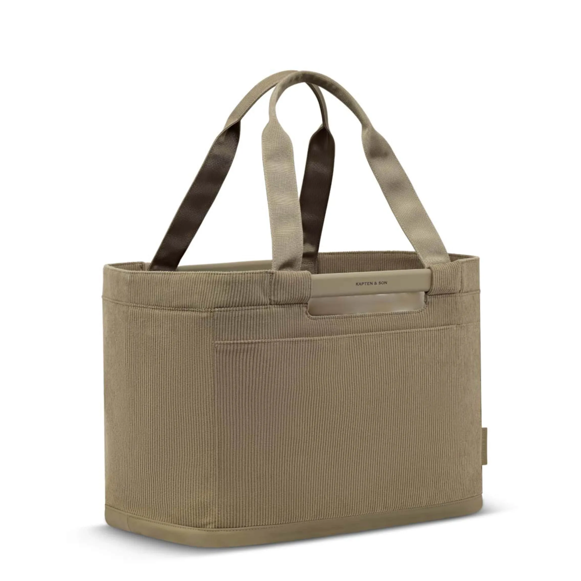 Vaasa Shopping Basket Cord Dusty Khaki