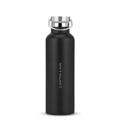 Water Bottle Steel Black