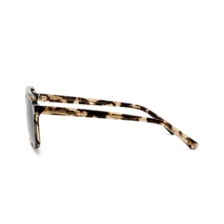 Zurich Oversize Crystal Tortoise Brown