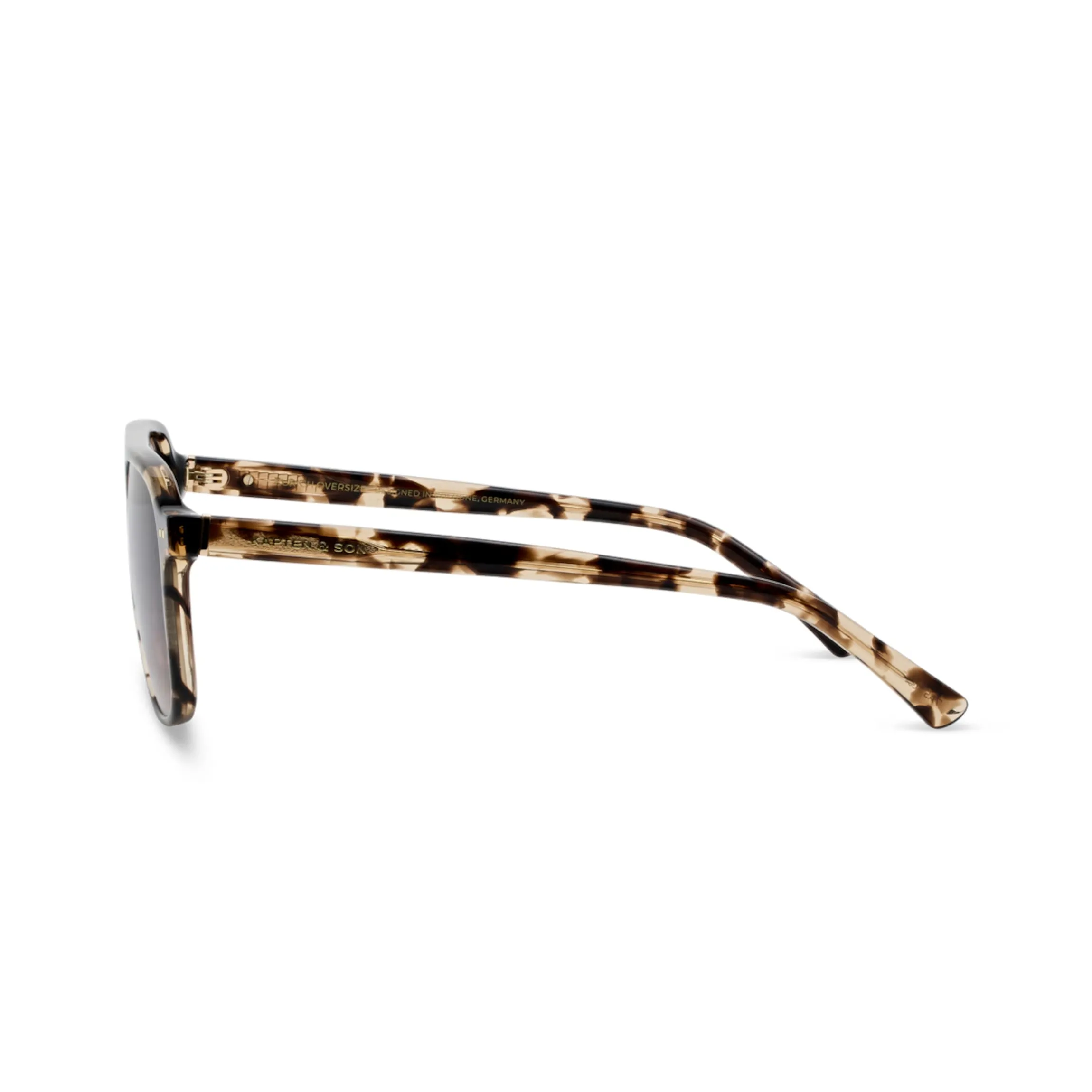 Zurich Oversize Crystal Tortoise Brown