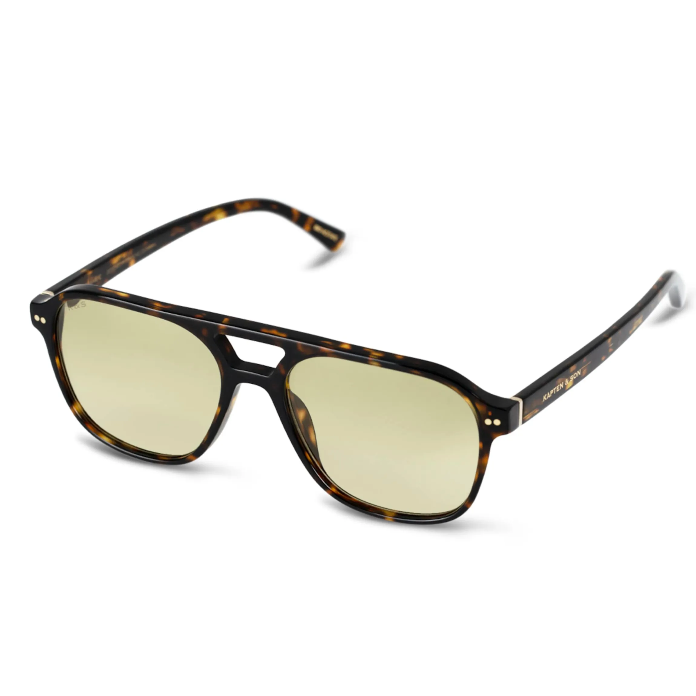 Zurich Oversize Dark Tortoise Green