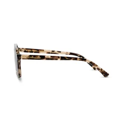 Zurich Oversize Small Crystal Tortoise Brown