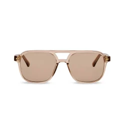 Zurich Oversize Small Transparent Hazel Light Brown