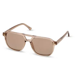 Zurich Oversize Transparent Hazel Light Brown